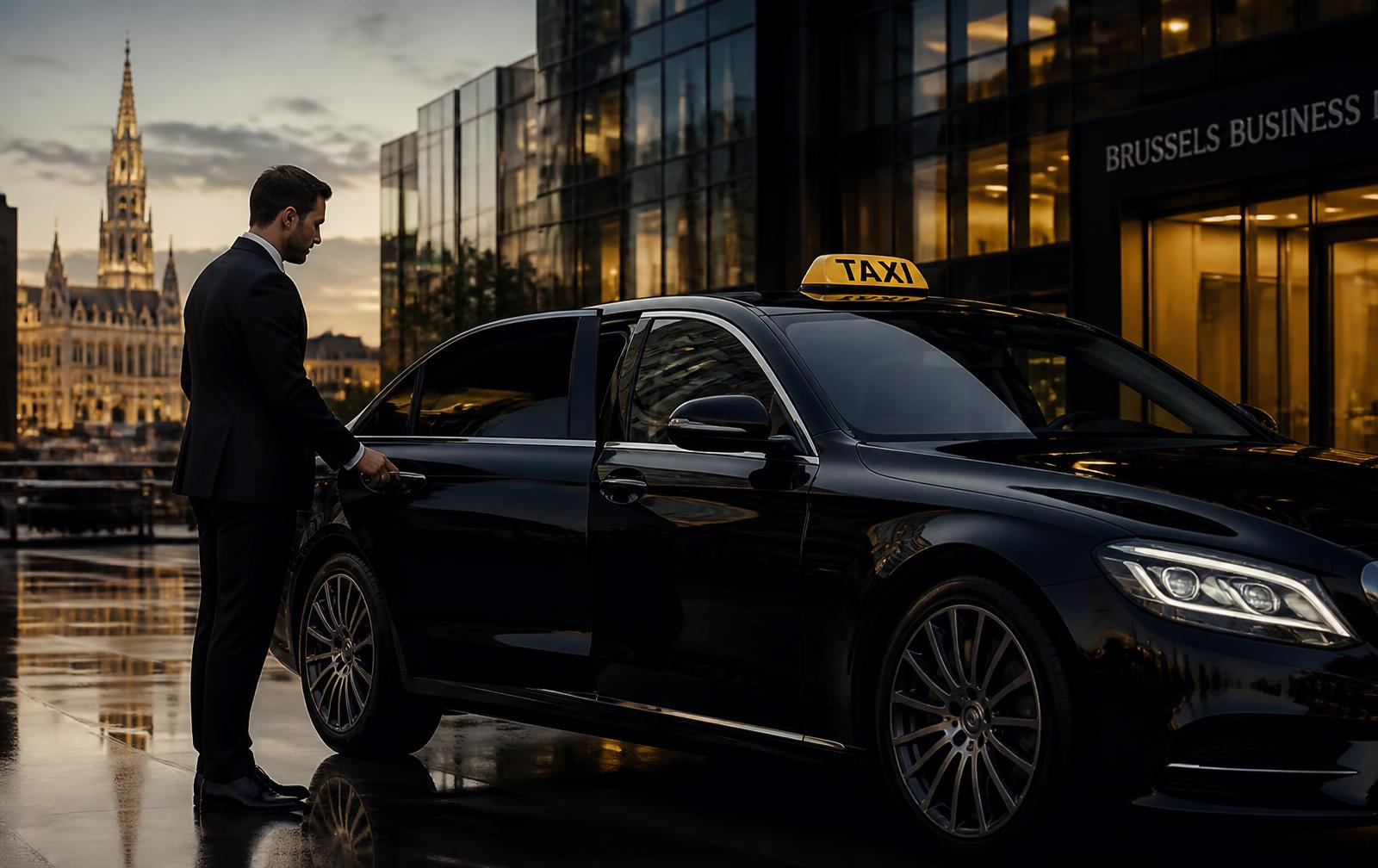 Zakelijk vervoer — Taxi in Halle