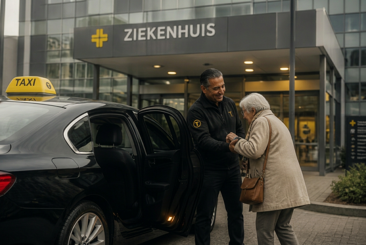 Ziekenhuisvervoer — Taxi in Halle